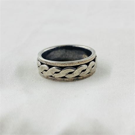 9.9g Sterling Ring Size 11