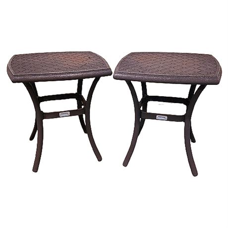 Pair Martha Stewart Living Patio Side Tables