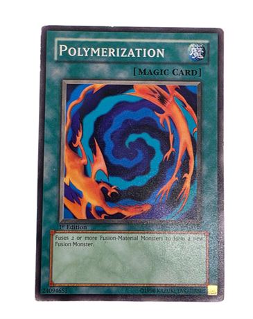 Rare 1st Edition Polymerization Yu-Gi-Oh Game Card