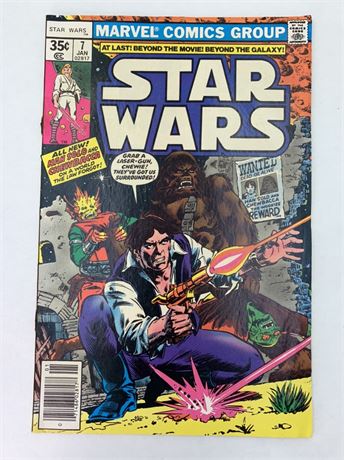35 cent No 7 1977 Star Wars Marvel Comic Book