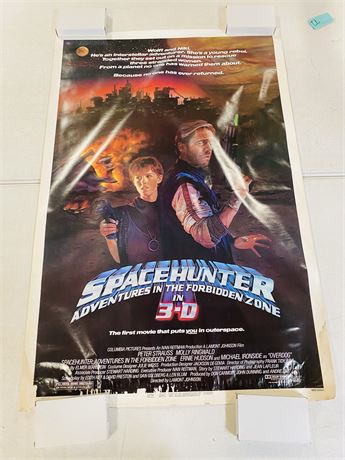 Spacehunter 3D Original 27x41 Movie Poster - ROLLED