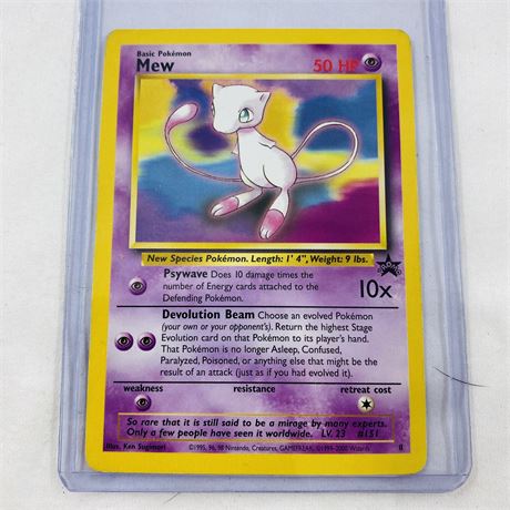 Promo 1999 Mew Pokémon Card