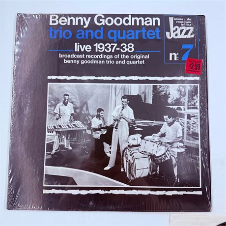 Benny Goodman Live Vinyl Record