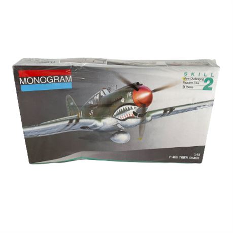 Monogram P-40B Tiger Shark Model Kit
