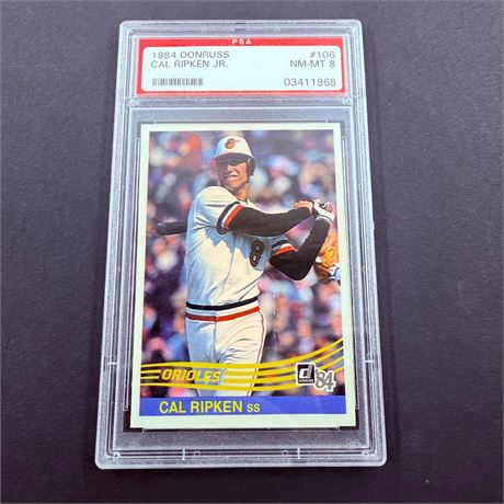 PSA 8 - 1984 Donruss Cal Ripken Jr #106