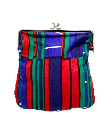 Vtg Marimekko Fabric Coin Purse with Kiss Lock