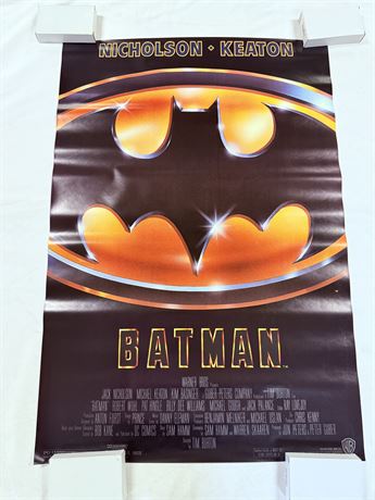 Batman (1989) Original 27x40 Movie Poster - ROLLED