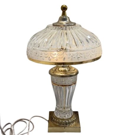 Crystal Lamp with Brass
