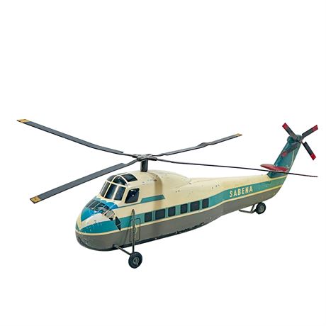 Die-Cast Vintage Dinky Toys Sikorsky Sabena Belgian S.58 Model Helicopter