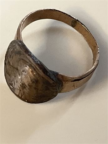 Vintage Copper coin ring