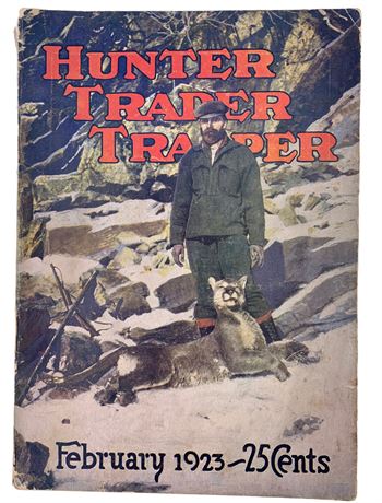 Feb. 1923 Hunter Trapper Trader Huntsman Magazine