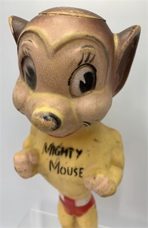 Vintage Terryton Mighty Mouse Rubber Squeaky Toy