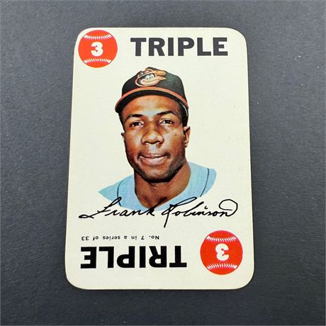 1968 Topps Game Frank Robinson #7