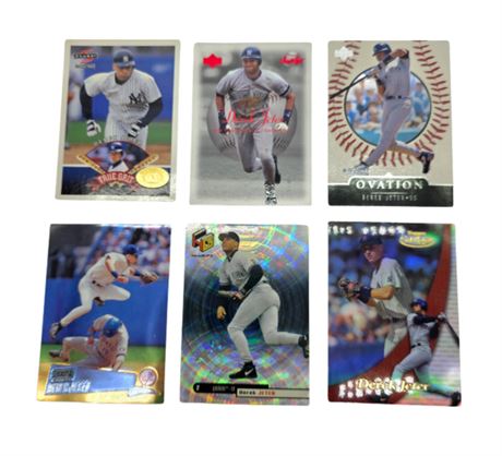 Large Lot of Derek Jeter Baseball Cards