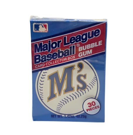 1990 Major League Baseball Bubble Gum Card Collector Box