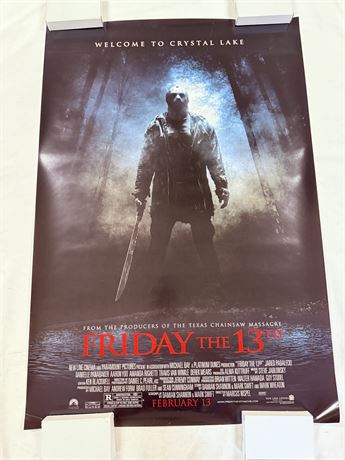 Friday the 13th Original 27x40 Movie Poster - ROLLED