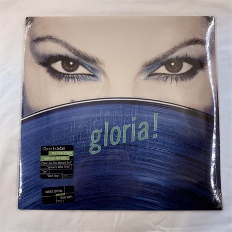 Gloria Estefan Ltd Ed Blue Vinyl Record - Factory Sealed
