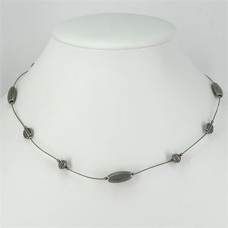 Vintage Silpada Silver Tone Choker