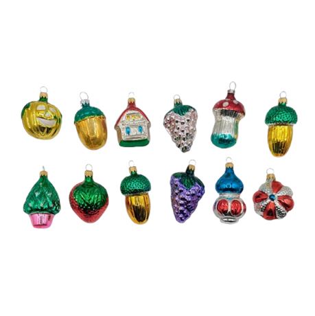 12 Vintage Kurt Adler Ornaments