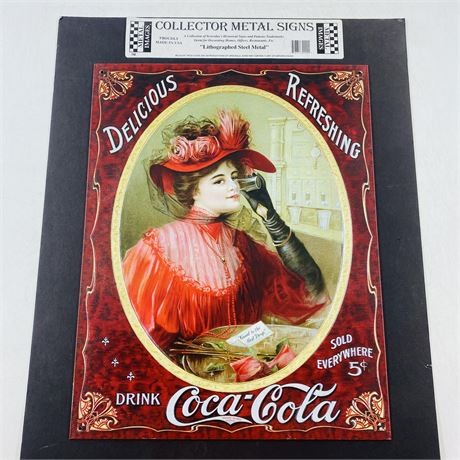12x16” Coca Cola Metal Sign