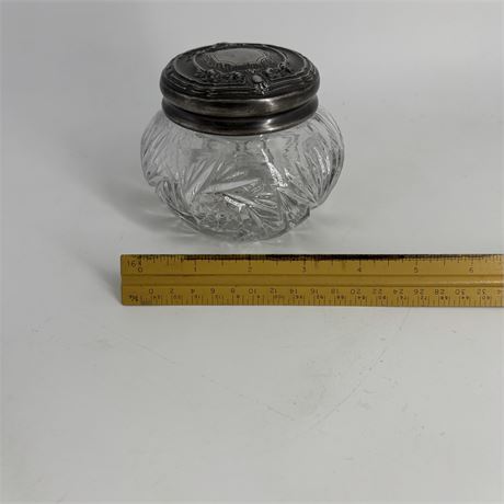 Cut Glass Canister