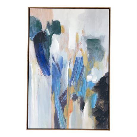 Pair of Abstract Canvas Prints