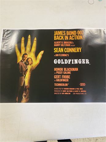 Goldfinger 30x40 Movie Poster - ROLLED