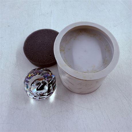 Swarovski Crystal Ball w/ Swan
