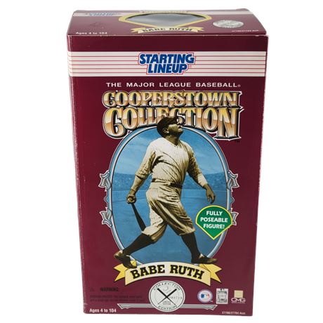 Starting Line Cooperstown Collection Babe Ruth Fully Poseable Figure