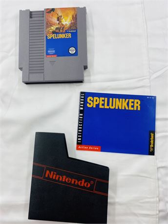 NES Spelunker w/ Manual
