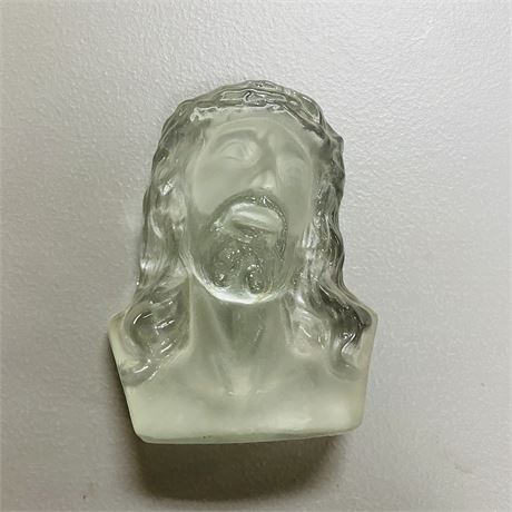 Crystal Jesus Bust