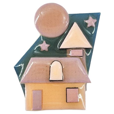 House Pins by Lucinda Acrylic/Resin Brooch
