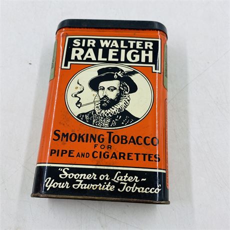 Vintage Walter Raleigh Tin