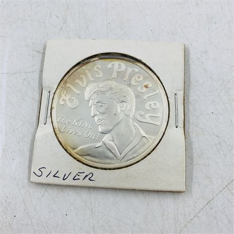 1oz Silver Elvis Presley Coin