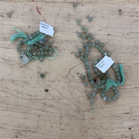 6MM Serpintine Round Beads