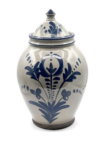 Wisconsin Pottery Crackle Vessel
