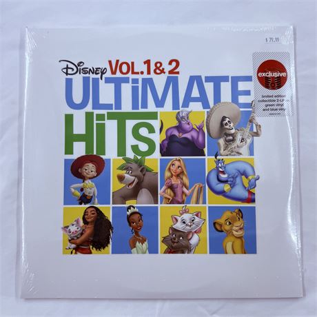 Disney Ultimate Hits Vol 1 & 2 Vinyl Record - Factory Sealed