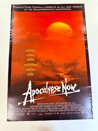 Apocalypse Now Redux Original Rolled 27x40 Movie Poster