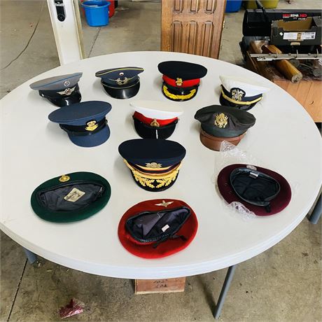 11 Vintage Military Hats