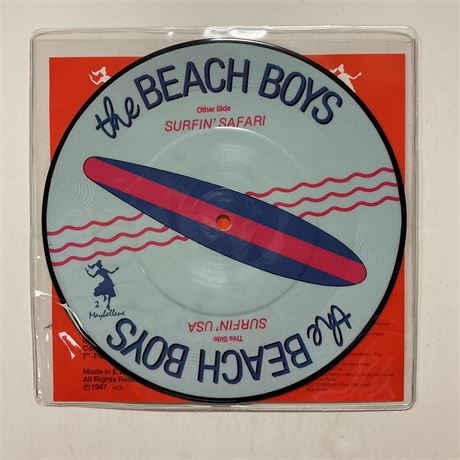 The Beach Boys Picture Disc 45 Vinyl Record