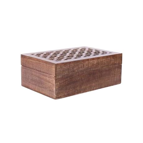 Mela Artisans Wooden Keepsake Box