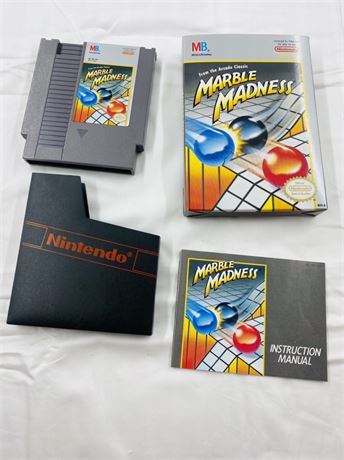 NES Marble Madness CIB w/ Manual
