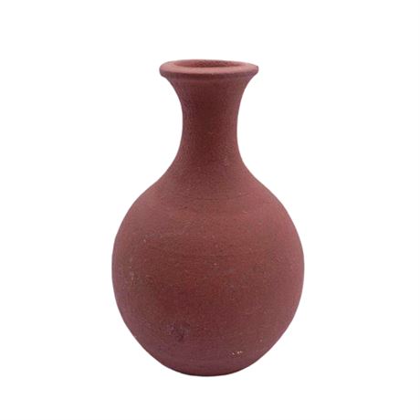 Small Terra Cotta Bud Vase
