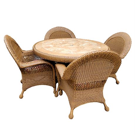 Longboat Key "Casa Del Mar" Outdoor Dining Table & Chairs