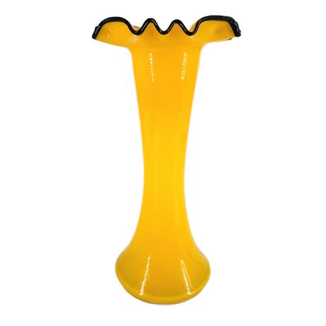 Vintage Czech Art Deco Tango Glass Vase