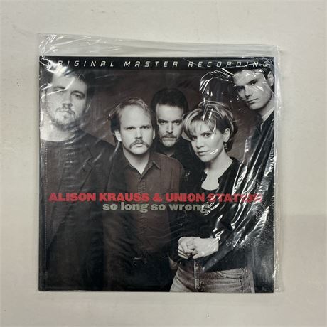 Alison Krauss Mobile Fidelity So Long So Wrong Sealed Vinyl Record