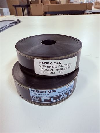 2 Original 35mm Movie Trailers