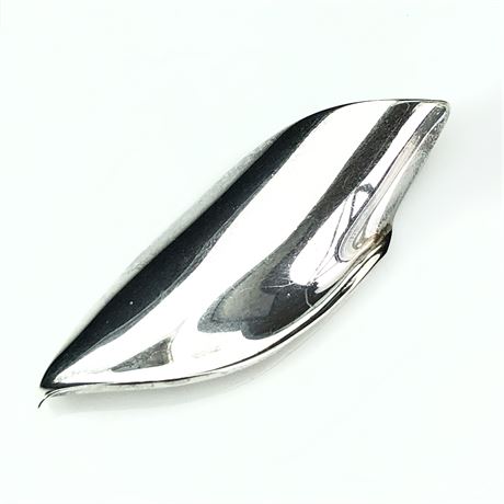 Vintage Sandy Baker SYB Sterling Silver Amorphic Modernist Abstract Brooch