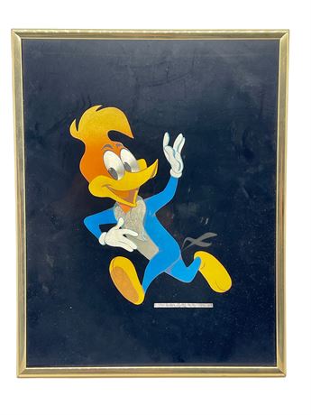 Framed Woody Woodpecker  - 1982