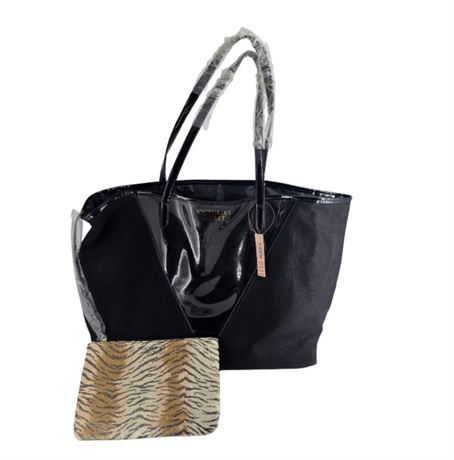 NWT Victoria's Secret Black. Laptop/ Weekender Bag